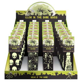 DM Merchandising Glow-in- the- Dark Socks 1 pk, Pack of 24