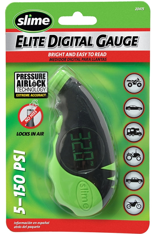 Slime 20475 Tire Gauge, 5 to 150 psi