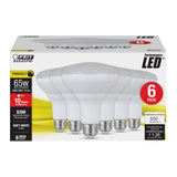 Feit Electric BR30/DM/10KLED/6 LED Bulb, Flood/Spotlight, BR30 Lamp, 65 W Equivalent, E26 Medium Lamp Base, Dimmable
