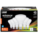 Feit Electric BR30DM/927CA/6 Reflector LED Bulb, Flood/Spotlight, BR30 Lamp, 65 W Equivalent, E26 Lamp Base, Dimmable