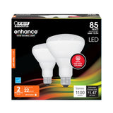 Feit Electric BR30DMHO/927CA/2 Reflector LED Bulb, Flood/Spotlight, BR30 Lamp, 85 W Equivalent, E26 Lamp Base, Dimmable, Pack of 4