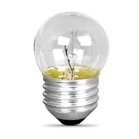 Feit Electric BP71/2S/RP Incandescent Night Light, 7.5 W, E26 Medium Lamp Base, S11 Lamp, Soft White, 40 Lumens