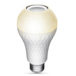 Feit Electric BTOM60/5CCT/CA Light Bulb with Speaker, A19 Lamp, 60 W Equivalent, E26 Medium Lamp Base, White