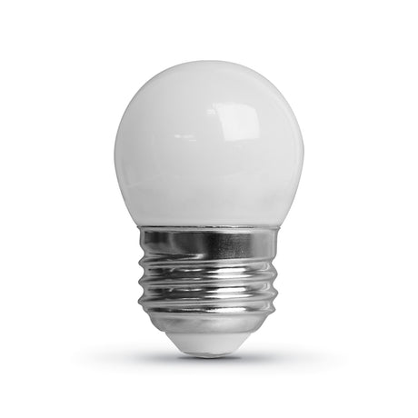 Feit Electric BP71/2S/W/LED LED Night Light Bulb, 0.6 W, E26 Medium Lamp Base, S11 Lamp, Soft White, 30 Lumens