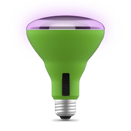 Feit Electric BR30ADJ/GRW/LED/HDRP Indoor Greenhouse Plant Grow LED Light Bulb, 120 V, LED Lamp, 680, Green