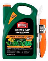 Ortho WeedClear 0446505 Ready-To-Use Lawn Weed Killer, Liquid, Spray Application, 1.1 gal Jug
