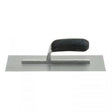 Hyde 18555 Finishing Trowel, 12 in L Blade, 4 in W Blade, Carbon Steel Blade, Rubberized Grip Handle