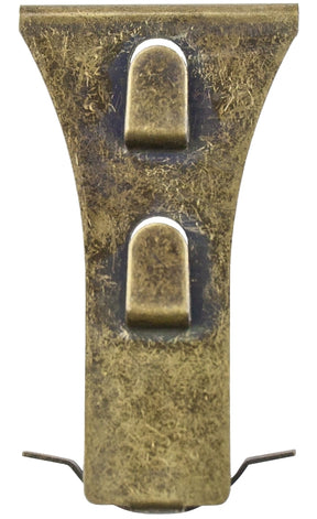 Santas Forest 68875 Brick Clip, Metal, Bronze, Pack of 24