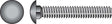 HILLMAN 5/16 in. X 3 in. L Hot Dipped Galvanized Steel Carriage Bolt 100 pk