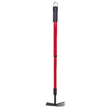 Bond 37 in. 3 Tine Steel Hoe Rake Steel Handle