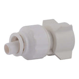 SharkBite Quick Connect 1/2 in. Female X 3/4 in. D Female Plastic Garden Hose Adapter