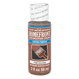 Homefront Satin Chocolate Hobby Paint 2 oz, Pack of 3