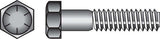 HILLMAN 1/2 in. D X 3 in. L Heat Treated Steel Hex Head Cap Screw 50 pk