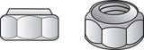 Hillman 5/16 in. Zinc-Plated Steel USS Nylon Lock Nut 100 pk