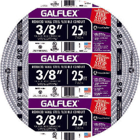 Southwire 3/8 in. D X 25 ft. L Steel Flexible Electrical Conduit For FMC