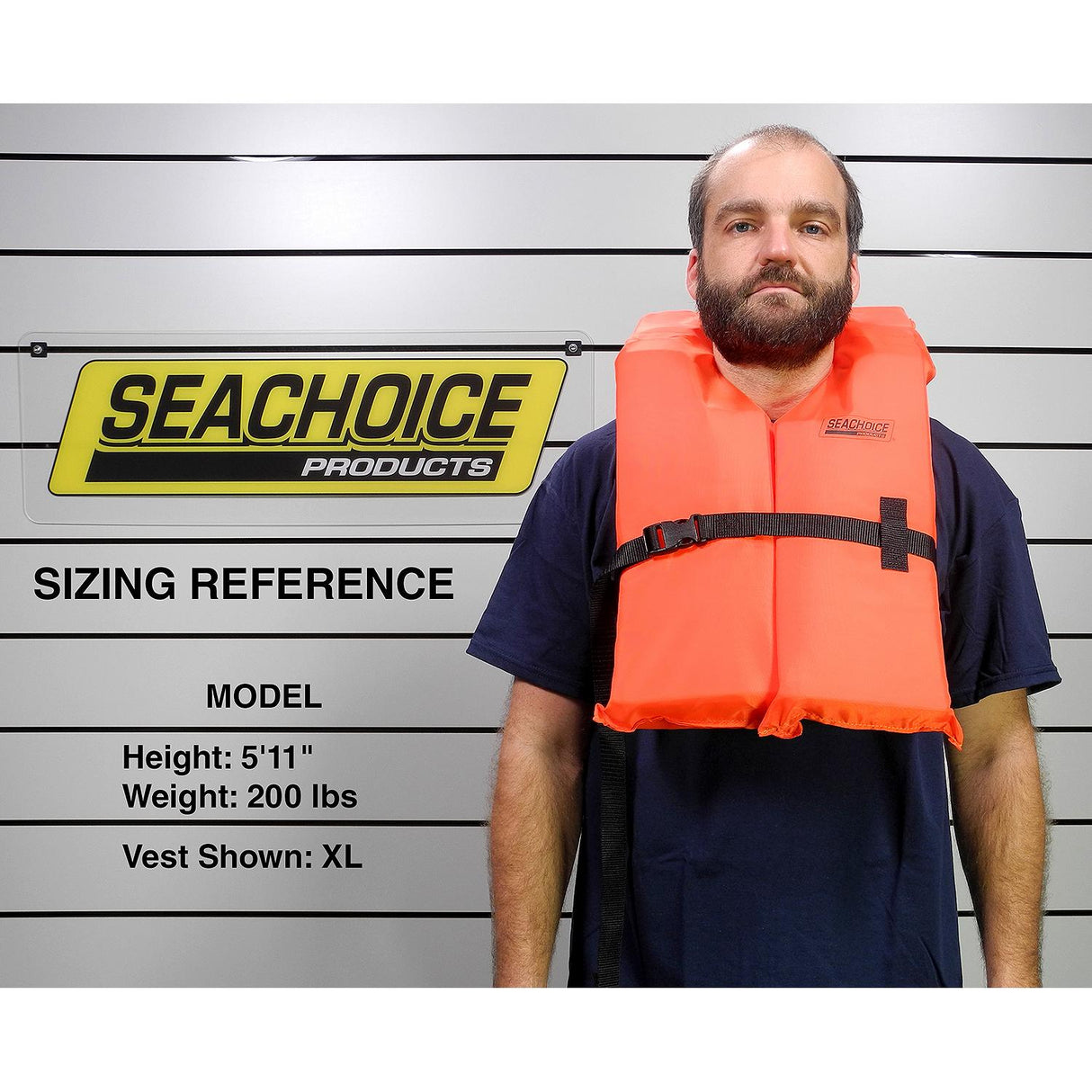 Seachoice 85580 Type II Life Vest - XL, Orange