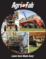 Agri-Fab 45-0527 Broadcast Spreader, 17,500 sq-ft Coverage Area, 110 lb Hopper, Poly Hopper, Pneumatic Wheel