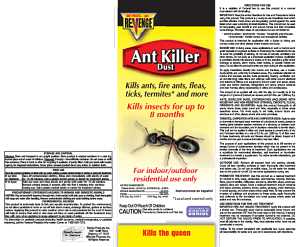 Bonide REVENGE 45502 Ant Killer Dust, Solid, 1 lb Bottle
