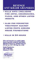 Bonide REVENGE 45602 Ant Killer, Granular, 1.5 lb Bottle