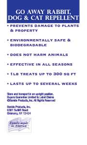 Bonide Go Away 870 Dog and Cat Repellent, 300 sq-ft Coverage