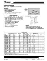 Jandorf 60719 Fast Acting Fuse, 0.07 Ohm, 2 A, 250 V, 1500 A Interrupt, Ceramic Body
