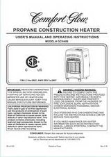 Comfort Glow GCH480 Cabinet Heater, 13-3/4 in W, 23 in H, 6000, 12,000, 18,000 Btu Heating, Liquid Propane, Steel