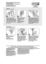 Command 17006 Mini Hook, 0.5 lb, 6-Hook, Plastic, White