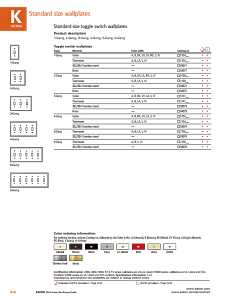 Eaton Wiring Devices 5134LA Wallplate, 4-1/2 in L, 2-3/4 in W, 1 -Gang, Nylon, Light Almond, High-Gloss