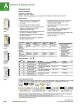 Eaton Wiring Devices AAL06-C2-K Smart Dimmer, 5 A, 120 V, 300 W, CFL, LED Lamp, 3-Way, Ivory/Light Almond/White