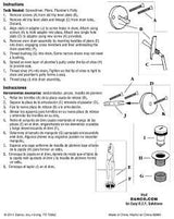 Danco 89239 Tub Drain Trim Kit, Brass, Brushed Nickel