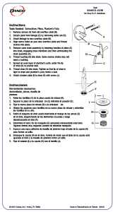 Danco 89242 Trip Lever Tub Drain, Brass