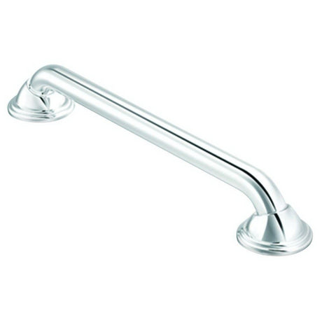 Moen Home Care Series LR8716D2CH Grab Bar, 16 in L Bar, 500 lb, Stainless Steel, Chrome-Plated, Screw