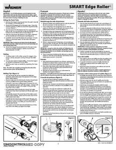Wagner 0530000 Smart Edge Roller, 3/8 in Nap