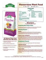 Espoma Flower-tone FT4 Organic Plant Food, 4 lb, Bag, Granular, 3-4-5 N-P-K Ratio