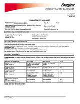 Energizer 1251L Flashlight, D Battery, Alkaline Battery, LED Lamp, 35 Lumens, 45 m Beam Distance, 113 hr Run Time