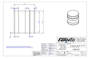 Fernco P1060-33 Flexible Coupling, 3 in, 3.97 in L, Socket, PVC, Black, 4.3 psi Pressure