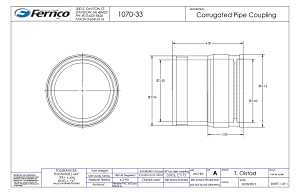 Fernco P1070-33 Flexible Coupling, 3 in, PVC, Black, 4.3 psi Pressure