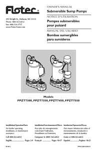 Flotec FPZT7350 Sump Pump, 7.3 A, 115 V, 0.5 hp, 1-1/2 in Outlet, 23 ft Max Lift Head, 1380 gph, Zinc Housing Material