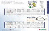 Fluidmaster Click Seal Series B4T12UCSR Connector, 12 in L