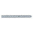 General 305ME Precision Measuring Ruler with Graduations, SAE/Metric Graduation, Stainless Steel, Black, 15/32 in W