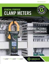 Greenlee CM-660 Clamp Meter, 6000 Count Resolution, LCD Display