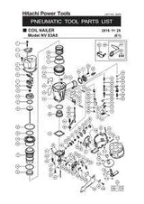 Metabo HPT NV83A5 Framing Nailer, 200 to 300 Magazine, 16 deg Collation, Wire Collation, 2 to 3-1/4 in Fastener