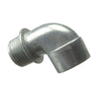 Halex 19005 Rigid Short Radius Elbow, 90 deg Angle, 1/2 in Male x Female, Zinc