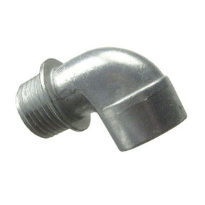 Halex 19005 Rigid Short Radius Elbow, 90 deg Angle, 1/2 in Male x Female, Zinc