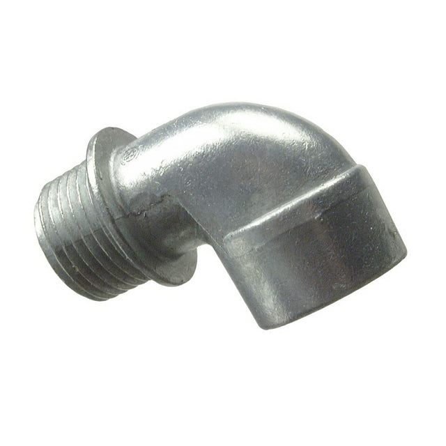 Halex 19005 Rigid Short Radius Elbow, 90 deg Angle, 1/2 in Male x Female, Zinc