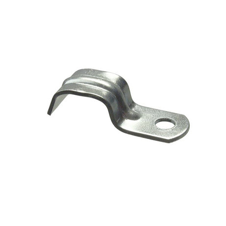 Halex 26212 1-Hole Service Entrance Midget Strap, 3/16 in, Steel, Galvanized