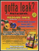 Harbor Products RT12012BWH Pipe Repair Tape, 12 ft L, 1 in W, White