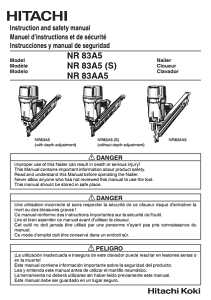 Metabo HPT NR83A5SM Framing Nailer, 21-13/16 in L x 4-1/4 in W x 13-3/8 in H Dimensions, 64 Magazine