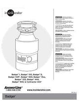 InSinkErator Badger Series 75993 Garbage Disposal, 26 oz Grinding Chamber, 3/4 hp Motor, 120 V, Steel