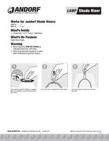 Jandorf 60118 Lamp Shade Riser, 1 in, Brass